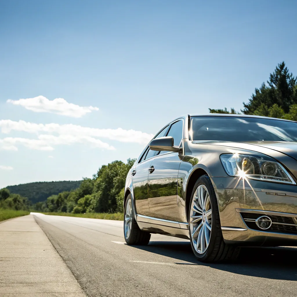 Sparkling Sedan Car